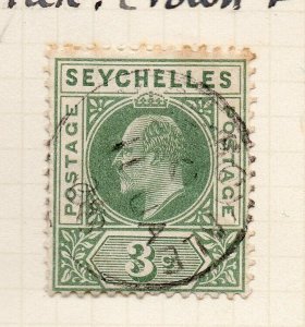 Seychelles 1906-07 Early Issue Fine Used 3c. NW-99352