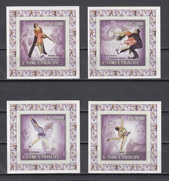 St. Thomas, Mi cat. 2734-2737. Winter Olympics issue on 4 Small s/sheets. ^