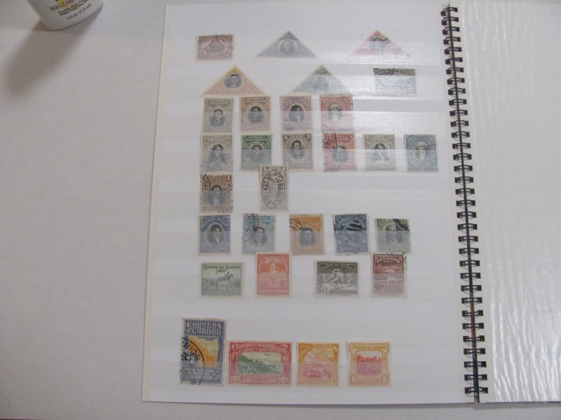 Ecuador vintage  1872-1930  mh,usedstamp selection