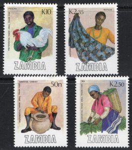 Thematic stamps ZAMBIA 1988 TRADE AREA mint