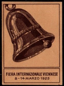 1925 Austria Poster Stamp Vienna International Fair March 8-14. 1925 MNH