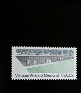 1984 20c Vietnam Veterans Memorial Scott 2109 Mint F/VF NH