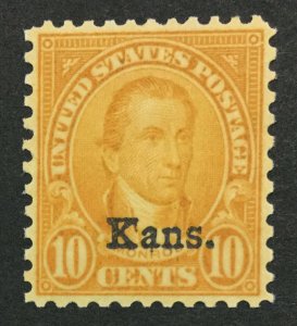 MOMEN: US #668 MINT OG NH #30033