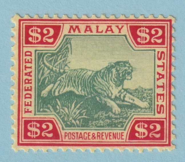 MALAYA 78 TIGER MINT NEVER  HINGED OG * NO FAULTS EXTRA FINE