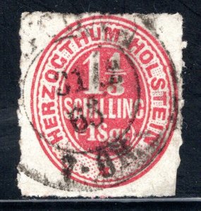 Schleswig-Holstein #23 Used F/VF  CV $45.00  ...  5570022