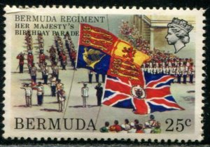 424 Bermuda 25c Queens Birthday Parade, MNH