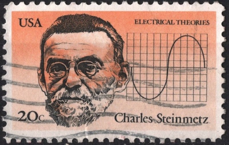 SC#2055 20¢ American Inventors: Charles Steinmetz Single (1983) Used