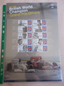 GB 2010 British World Champion Grand Prix Drivers Ten of the Best Smiler Sheet