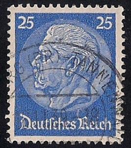 Germany #425 25pf Paul Von Hindenburg used EGRADED XF 90 XXF