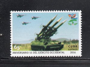 CUBA Sc# 5824  EASTERN ARMY armed forces military  2016  MNH mint