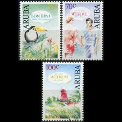 ARUBA 1991 - Scott# 75-7 Tourism Set of 3 NH