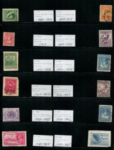 Newfoundland R.P.O. Cancels, Lot of 55