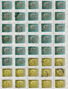 COLLECTION OF TV LICENCE STAMPS