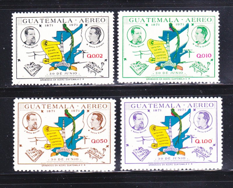 Guatemala C460-C463 Set MH Various