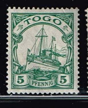 German Togo 1909,Sc.#21 MH, Ship SMS Hohenzollern