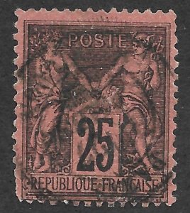 Doyle's_Stamps: 1878 French Used Scott #93  cv $25.00