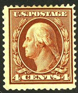 U.S. #334 MINT OG HR