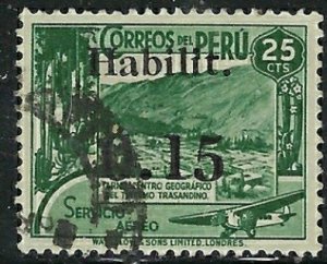 Peru C65 Used 1942 issue (ak3990)