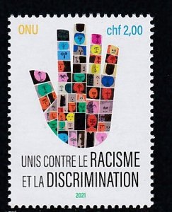United Nations- Geneva # 693, Eliminate Racial Discrimination, Mint NH, 1/2 Cat.