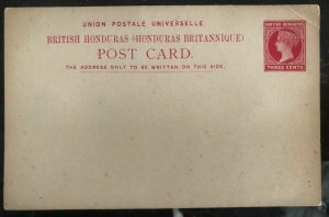 Mint British Honduras Original Early Postal Stationary Postcard Cover 
