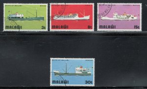 Malawi 1975 Lake Malawi Ships Scott # 251 - 254 Used