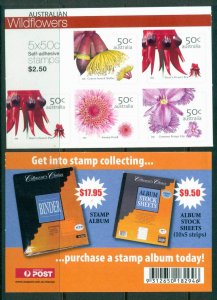 Australia 2005 Australian Wildflowers P&S Sheetlet MUH Lot26968