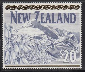 New Zealand 1994 MNH Scott #1084 $20 Mount Cook