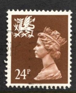 STAMP STATION PERTH Wales #WMH44 QEII Definitive Used 1971-1993