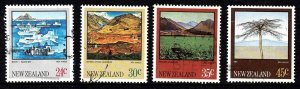 New Zealand 1983 Rita Angus Paintings  Set of 4 Used