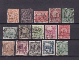 SA26d Tunisia 1890's - 1930's selection of used stamps