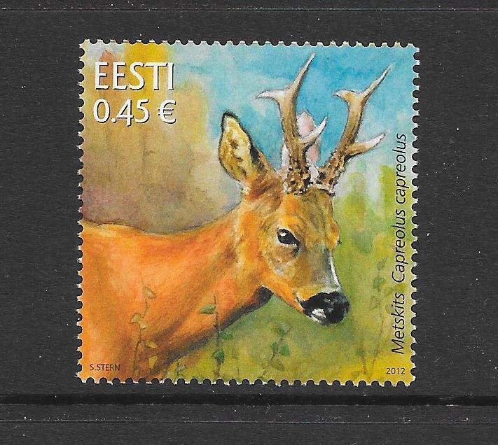 ESTONIA #694 ROE DEER MNH