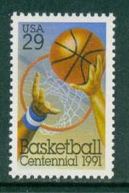 2560 29c Basketball Fine MNH