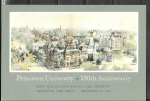 #UX263 FDC USPS Ceremony Program Princeton University (13029)