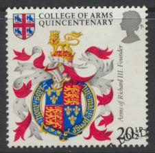 GB SG 1237 SC# 1041 - Used First Day Cancel - College of Arms