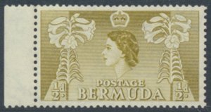 Bermuda  SG 135 SC# 143 MVLH   Olive Green  shade see details and scans