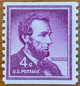 US #1058 MNH Coil Single Abraham Lincoln SCV $.75 L23