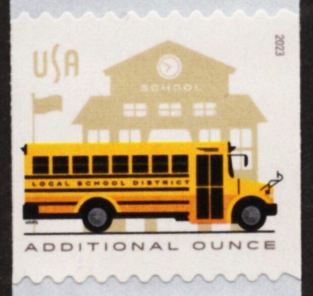 US 5740 MNH VF School Bus Additional Postage BCA