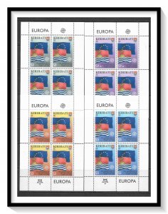 Kiribati #884-887 Europa 50th Anniversary Mini-Sheetlet Set MNH