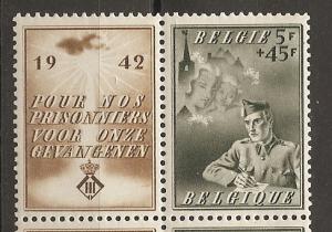 Belgium B331 1942 POW's with tab NH