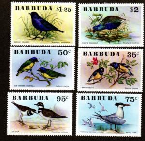 Barbuda # 238-243 Mint Birds!