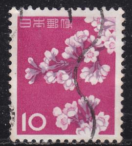 Japan 725 Used 1961 Cherry Blossoms