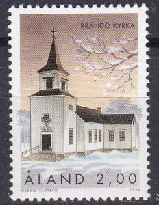 Finland-Aland Isls.  92 MNH 1995 2m Church