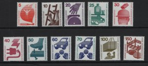 Germany  Berlin   #9N316-9N325  MNH  1971-73  accident prevention