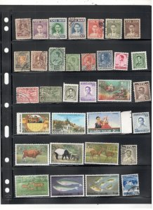 THAILAND COLLECTION ON STOCK SHEET MINT/USED