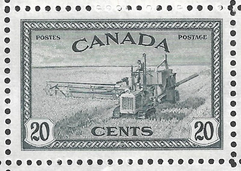 Doyle's_Stamps: Scott #268** to #272** Canadian 1946 NH Plate Block Set