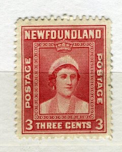 CANADA NEWFOUNDLAND; 1933 early Pictorial issue Mint hinged 3c. value