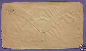 #65  COLUMBIA, PA. - c1865  DULL ROSE,  US POSTAL HISTORY COVER