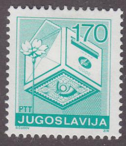 Yugoslavia 1935 Letter, Stamp & Drop Box 1988