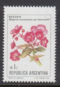 Argentina 1524 Flower mnh