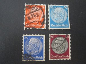 Germany 1933 Sc 420,424-5,429 FU